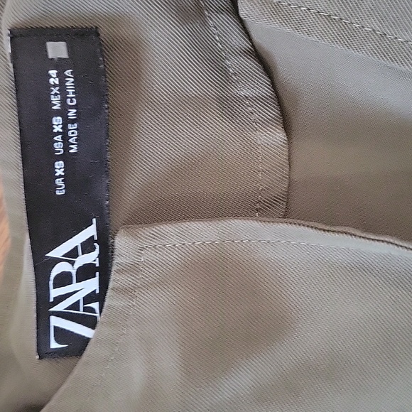 Zara olive green blazer - Picture 4 of 4